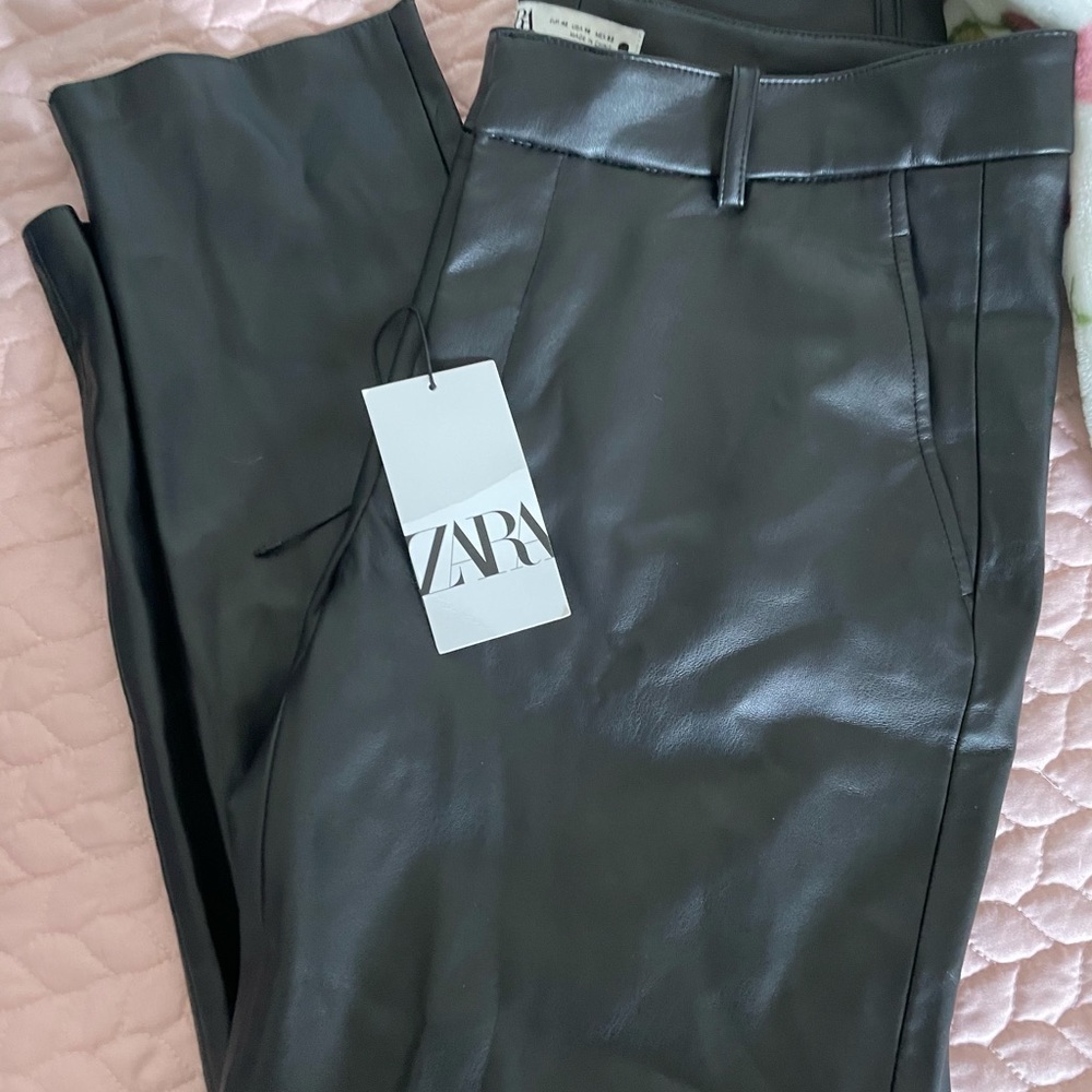 Zara Leather Pants